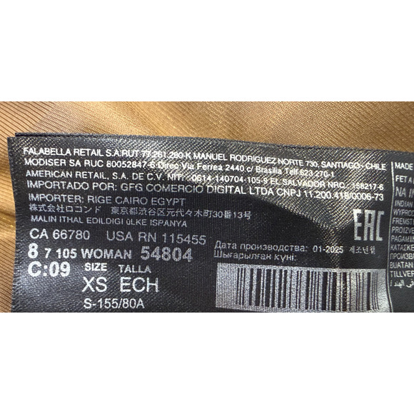 NWT MANGO SELECTION MNG MEDIUM BROWN SUEDE LEATHER JACKET COAT SZ XS - Picture 11 of 12